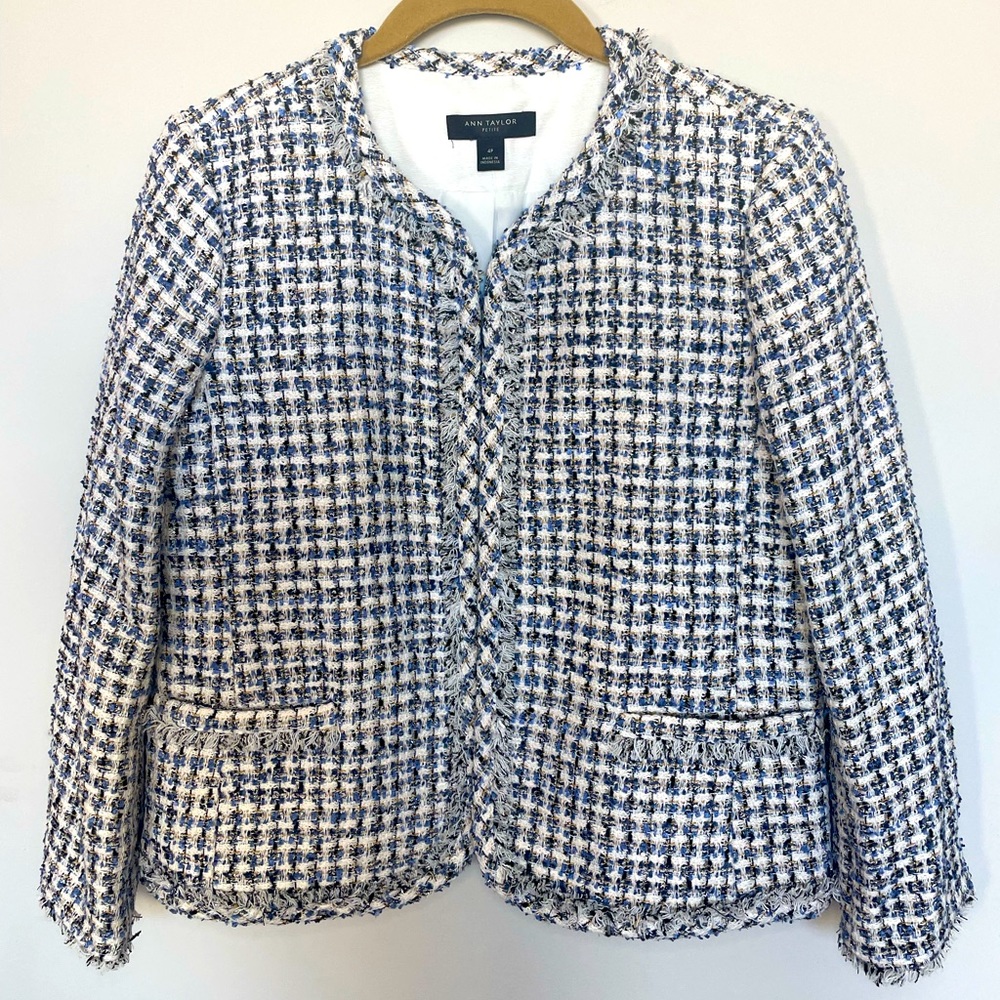 Ann Taylor Tweed Blazer / Jacket, 4P